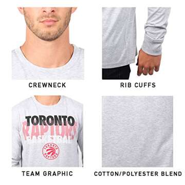 NBA 76ers Supreme Long Sleeve Tee for Comfort