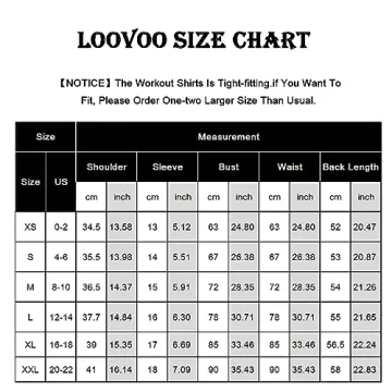 Loovoo Moisture Wicking Shirts for Women Active Top