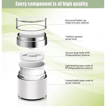 Airless Pump Jars for Skincare and Travel Convenience