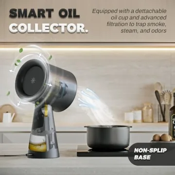 TUCO Portable Range Hood - Mini Kitchen Exhaust Fan with Filters