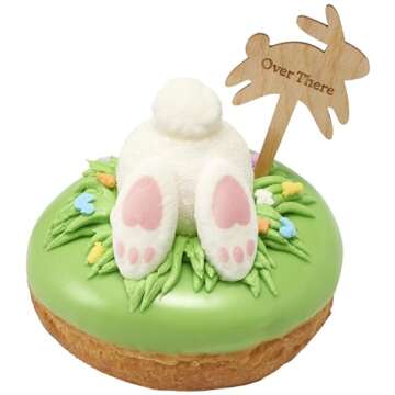 DECOPAC Deluxe Easter Quins, 17oz, Fancy Sprinkles Shaped Like Animals & Eggs, Candy Sprinkles in Handheld Container, Edible Sprinkles For Celebration Cakes, Cupcakes, Cookies