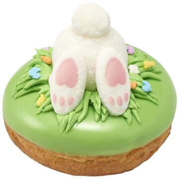 DECOPAC Deluxe Easter Quins, 17oz, Fancy Sprinkles Shaped Like Animals & Eggs, Candy Sprinkles in Handheld Container, Edible Sprinkles For Celebration Cakes, Cupcakes, Cookies