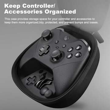 Complete Component Pack for Xbox Elite Controller Series 2 - Accessories Include 1 Carrying Case, 1 Charging Dock, 4 Thumbsticks, 4 Paddles and 1 Adjustment Tool