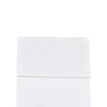 Bulk 100Pcs Medium White Kraft Paper Bags for Gifting