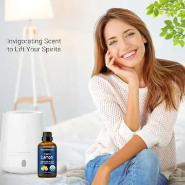 Organic Lemon Essential Oil for Diffuser & Skin Care