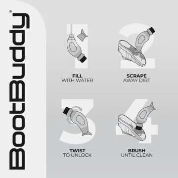 BootBuddy Shoe Cleaner Brush for All Footwear Types