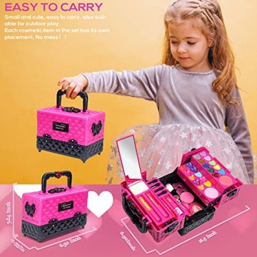 Kids Makeup Kit for Girls - 52 PCS Safe & Washable