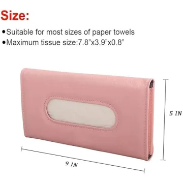 Premium Car Tissue Holder for Visor Organization