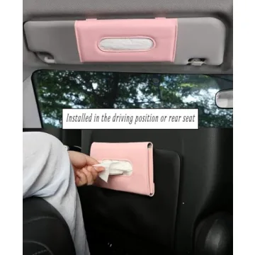 Premium Car Tissue Holder for Visor Organization