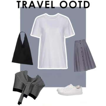 WaJuemy Sweater Shawl Wraps for Women Sweater Knitted Knotted Shawls Travel Casual Scarf Cape Shoulder Tops Fashion Wrap(Black/White stripe)