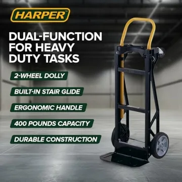 Harper Trucks Nylon Convertible Hand Truck Dolly Cart