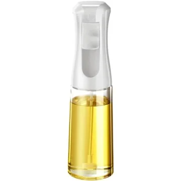 Oil Sprayer for Cooking- 200ml Glass Olive Oil Sprayer Mister, Olive Oil Spray Bottle, Kitchen Gadge...