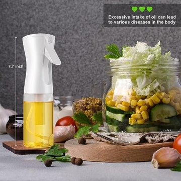 Oil Sprayer for Cooking 200ml Glass Sprayer Mister