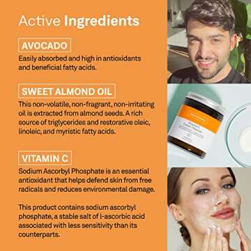 facetheory Vitamin C Cream Cleanser C1 - Daily Gentle Facial Cleanser, Skin Tightening, Brightening Face Wash, Vitamin C, Vegan and Cruelty-Free, Made in the UK | Scented | 5.7 Fl Oz