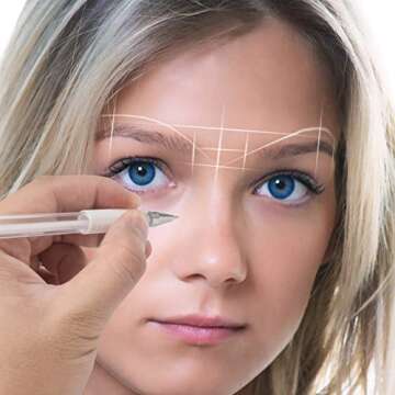 TEONEI Eyebrow Microblading Marker Pen for Precision Mapping