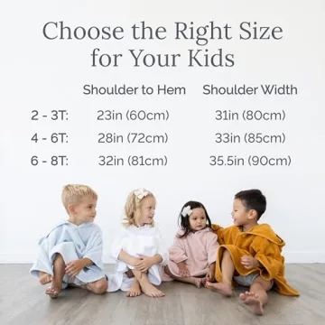 Natemia Kids Poncho Towels - Organic Cotton Comfort