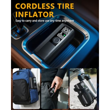 Fast Portable Air Compressor for Tires and Balls