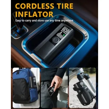 Fast Portable Air Compressor for Tires and Balls