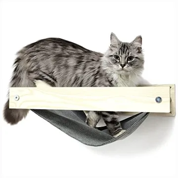 HeyKitten Cat Wall Hammock - Sturdy & Stylish Perch