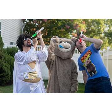 EZ-Inject 25 Pack (1.5oz) Jello Shot Syringes Combo with Tray/Racking Stand - 100% Safe & Reusable P...