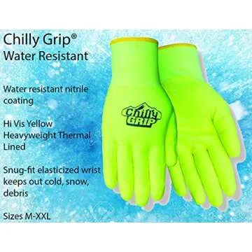Chilly Grip A319 Water Resistant Gloves - Large Size