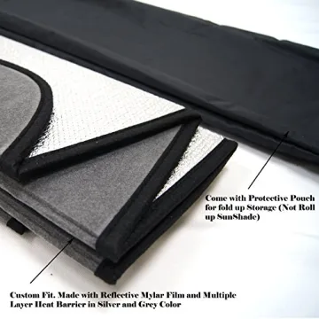 Front Windshield Sun Shade for BMW 3 Series Sedan | Custom Fit