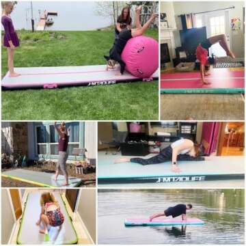 HMTAOLIFE Inflatable Air Gym Mat - Perfect for Gymnastics