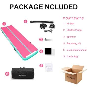 HMTAOLIFE Inflatable Air Gym Mat - Perfect for Gymnastics