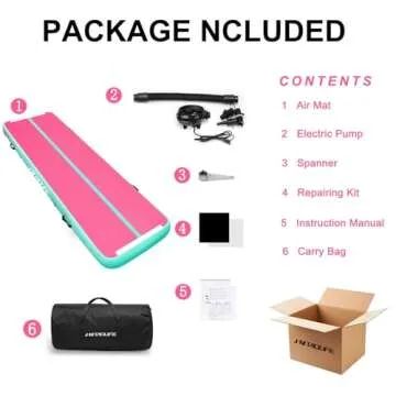 HMTAOLIFE Inflatable Air Gym Mat - Perfect for Gymnastics