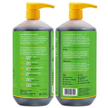 Alaffia Sensitive Skin Body Wash Pack, Everyday Coconut Body Wash for Men & Women, Natural Body Wash...