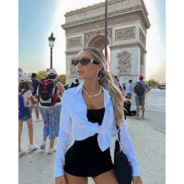 OQQ Women's Stylish Yoga One Piece Romper for Comfort