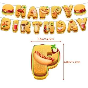 Fast Food Party Decorations for Fun Celebrations