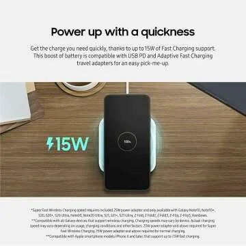 Samsung 15W Wireless Charger for Galaxy Phones