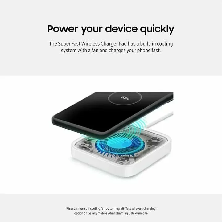 Samsung 15W Wireless Charger for Galaxy Phones