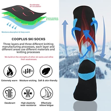 COOPLUS Ski Socks: Comfort for All Winter Sports