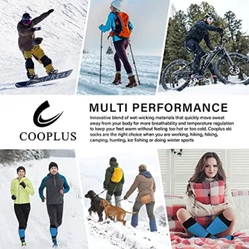 COOPLUS Ski Socks: Comfort for All Winter Sports