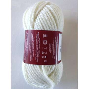 Loops & Threads Charisma Yarn - Off White 3.5 Oz Ideal for Crafting