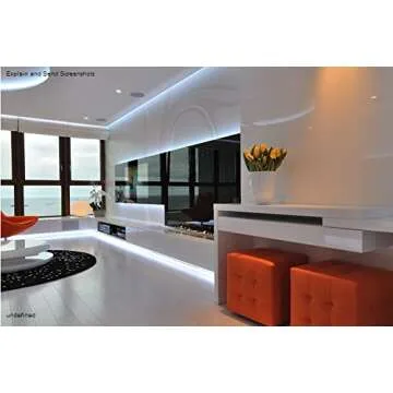 Triangle Bulbs T93007 - Waterproof Flexible LED Strip Light, 300 LED's, 3528 SMD, Pure White, 16.4 feet / 5M