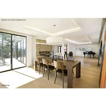 Triangle Bulbs T93007 - Waterproof Flexible LED Strip Light, 300 LED's, 3528 SMD, Pure White, 16.4 feet / 5M