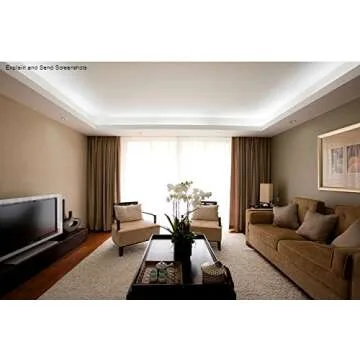 Triangle Bulbs T93007 - Waterproof Flexible LED Strip Light, 300 LED's, 3528 SMD, Pure White, 16.4 feet / 5M