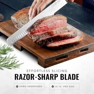 Cutluxe BBQ Carving Knife Set – German Steel & Ergonomic Design