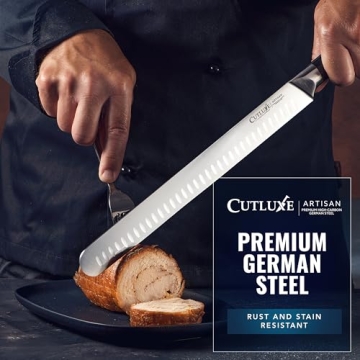 Cutluxe BBQ Carving Knife Set – German Steel & Ergonomic Design