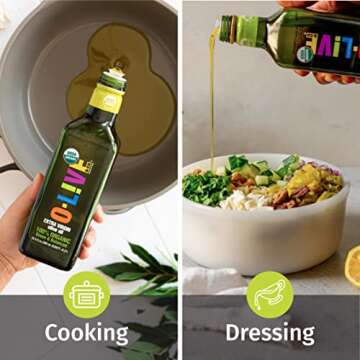 O-Live & Co. Premium Organic Extra Virgin Olive Oil 33 fl oz