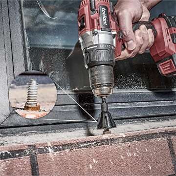 Toolant Deburring Tool with Carbide Blades for Precision