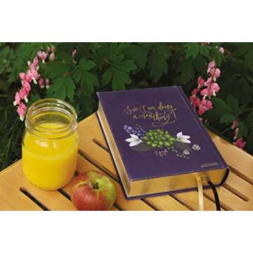 NIV, Artisan Collection Bible, Women’s Bible with Journaling Space, Cloth over Board, Navy Floral,...