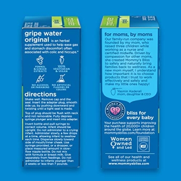 Mommy's Bliss Gripe Water & Gas Relief Drops for Infants