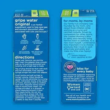 Mommy's Bliss Gripe Water & Gas Relief Drops for Infants