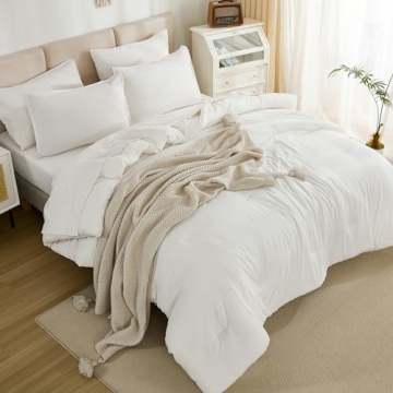 Luxury Litanika King Size Ivory Comforter Set 7 Piece