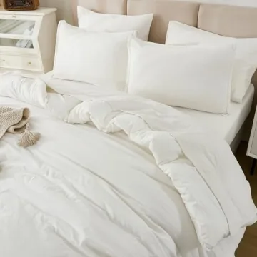 Luxury Litanika King Size Ivory Comforter Set 7 Piece