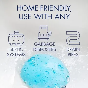 Glisten Garbage Disposer Cleaner with Lemon Scent for Odor Removal